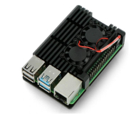 Raspberry Pi Obudowa justPi do RPi 4B - aluminiowa 2x went. - 652982 - zdjęcie 1